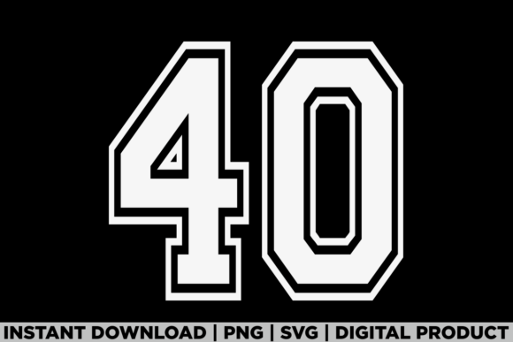 A Brand Designer's Take on the 40 Birthday Varsity Graphics for T-Shirts