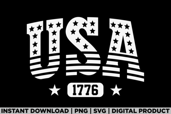 A Graphic Designer's Take on the 1776 Patriotic Flag T-Shirt Graphic