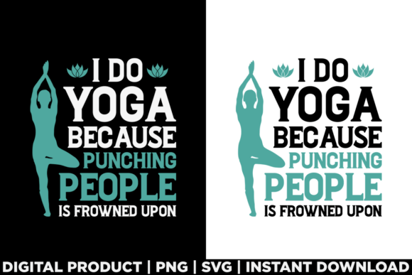 A Playful Graphic for Yoga Branding and T-Shirt Designs