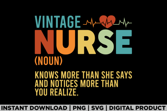 Crafting with a Vintage Nurse Definition Medical Nursing SVG