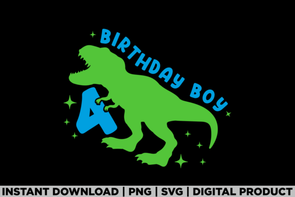 Dinosaurs Make a Perfect Birthday Embroidered Gift