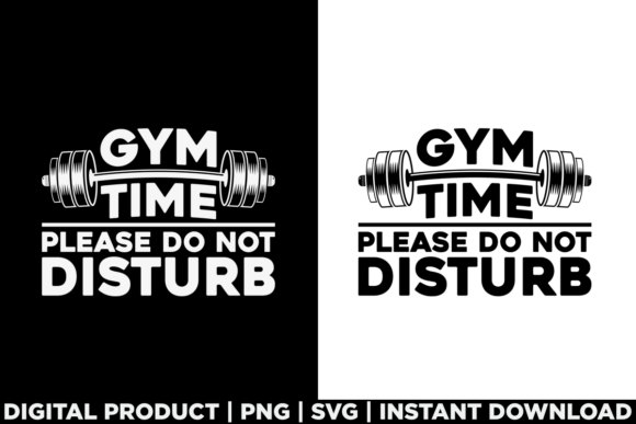 Gym Time Graphics for T-Shirt Designs & Marketing