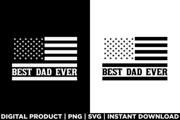 US American Fathers Day Graphics for T-Shirt Designs